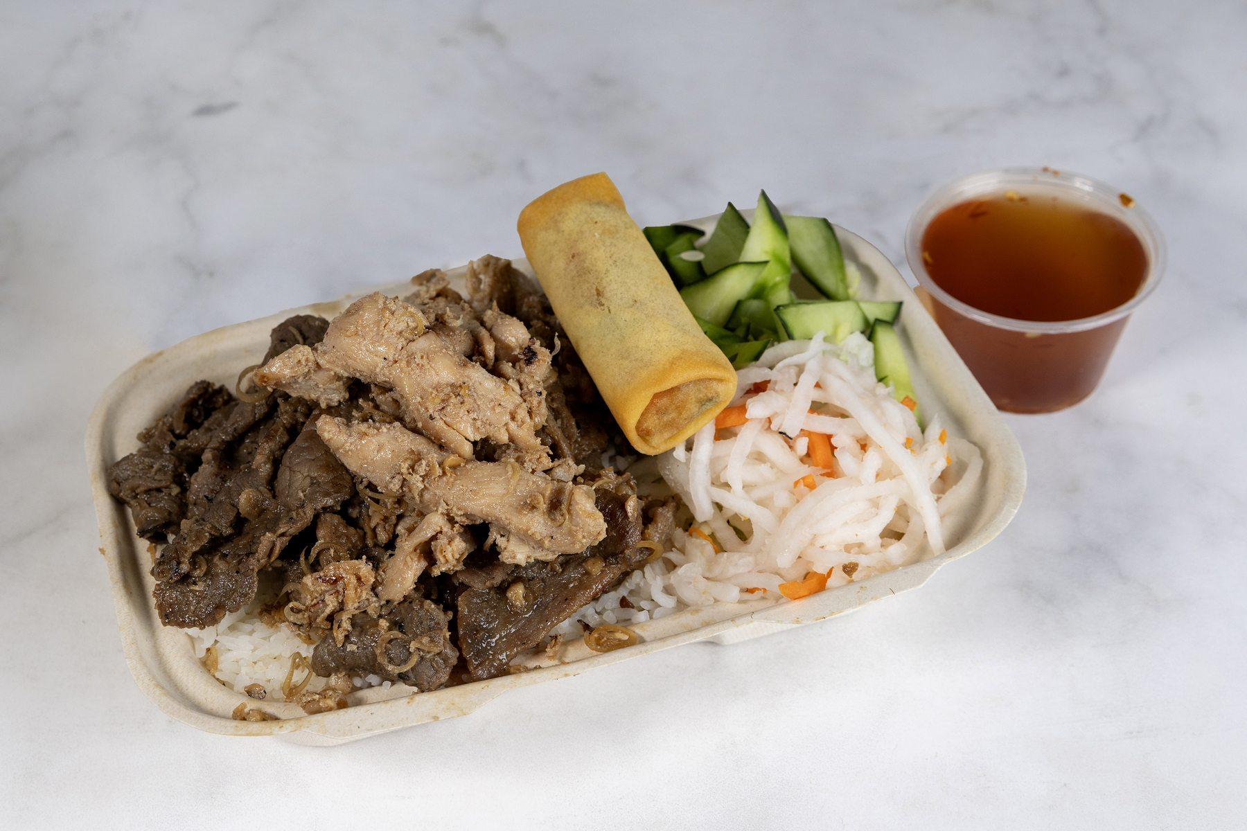 Fresh Vietnamese ingredients and house special combo
