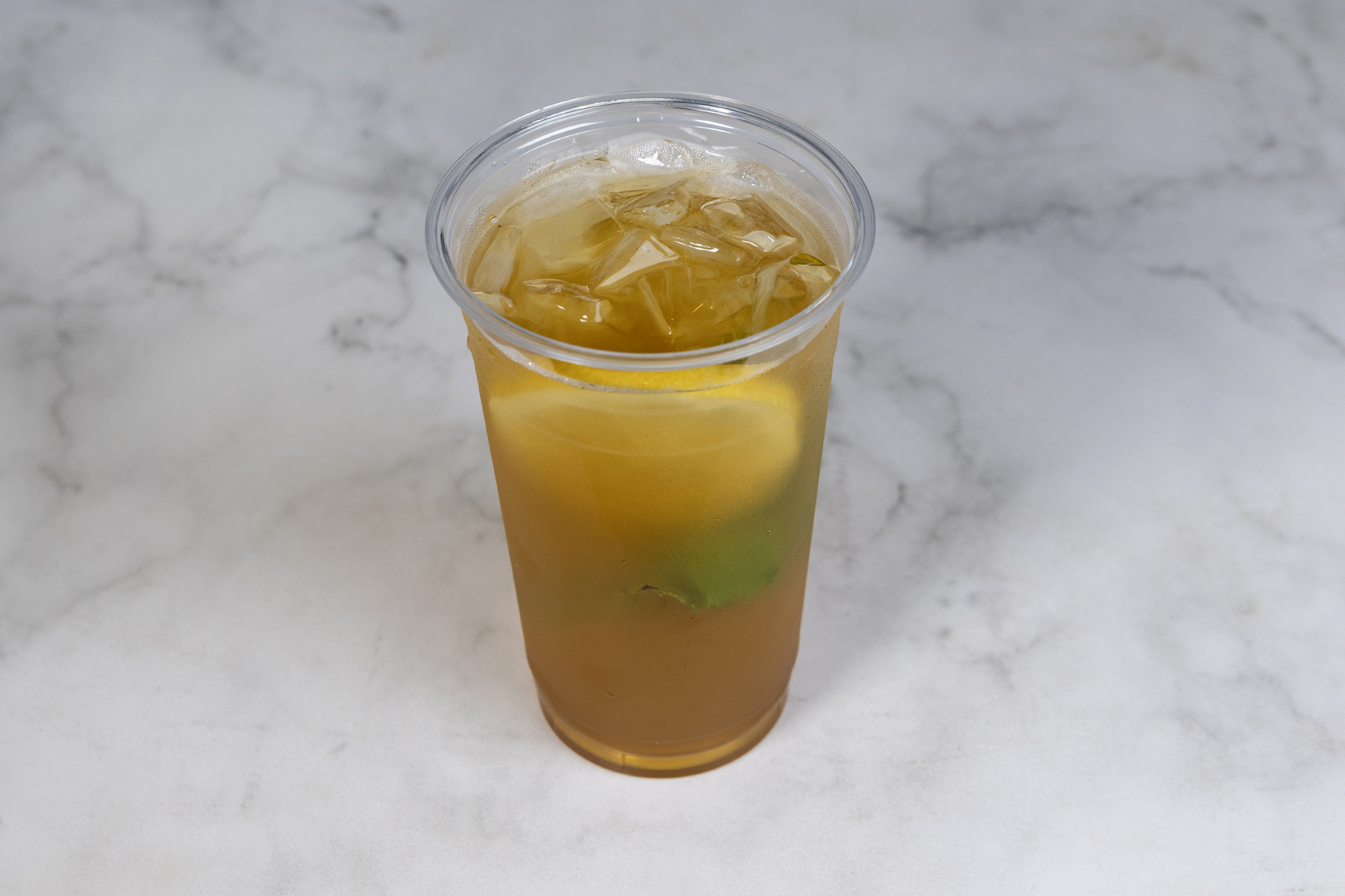 Iced lemon jasmine tea
