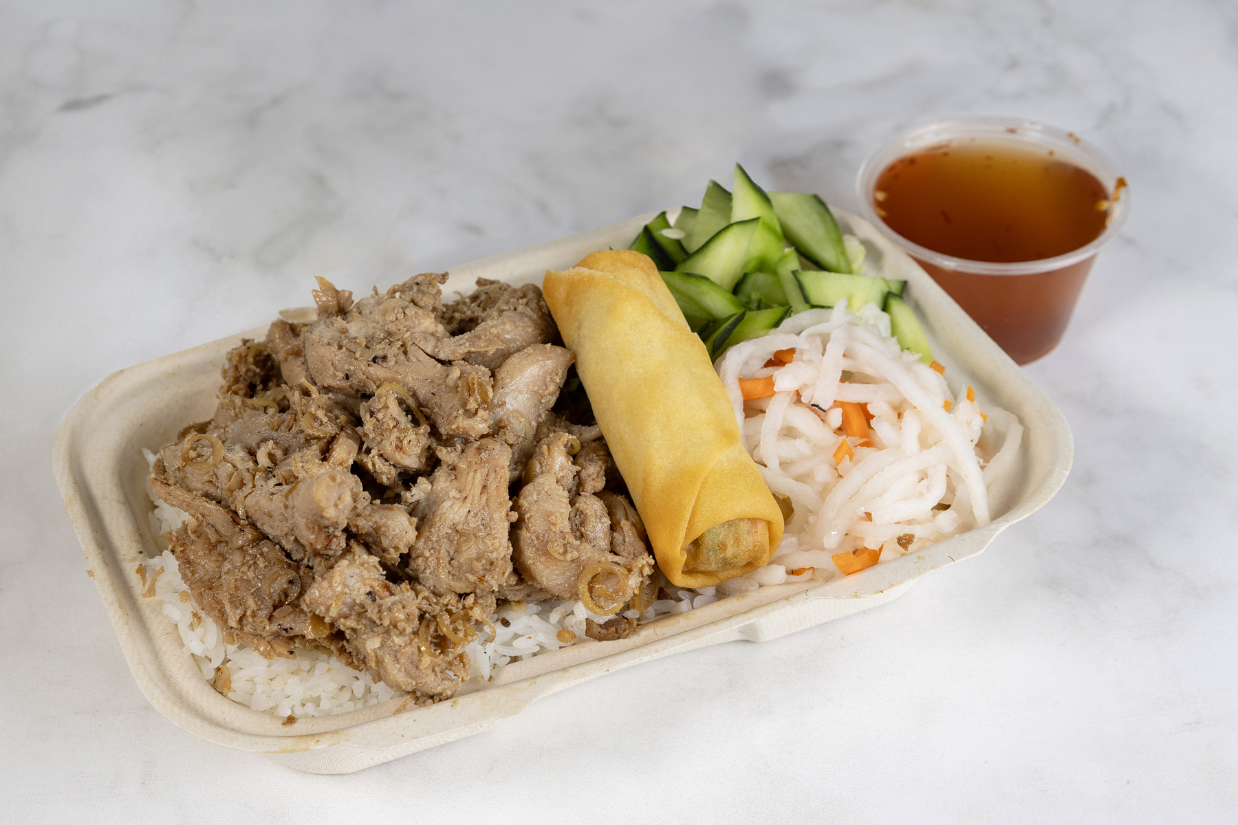 Lemongrass chicken bowl