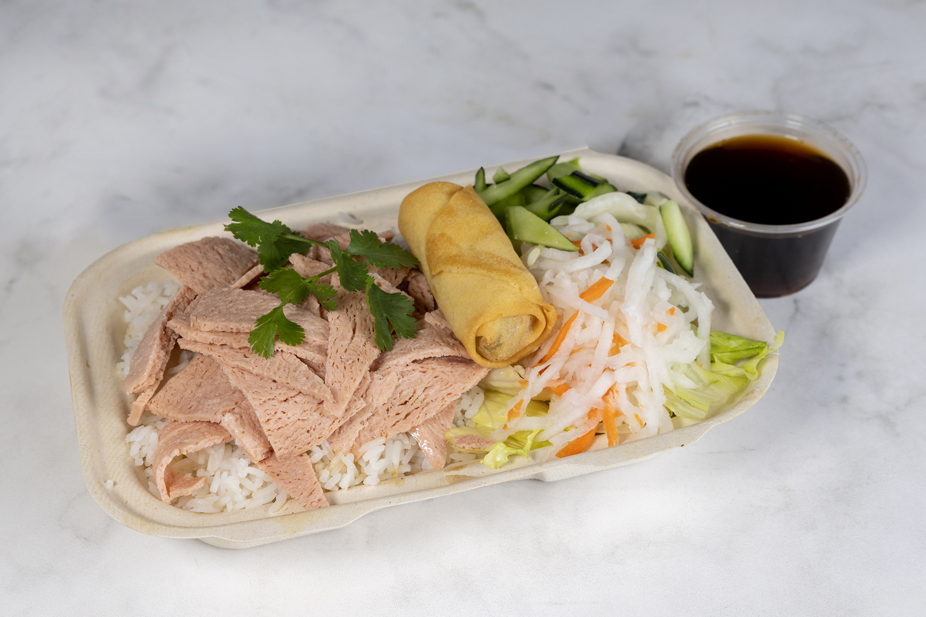 Soy meat bowl